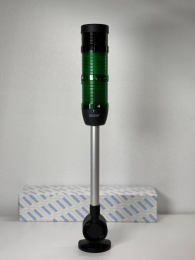 Сигнальная колонна IP40, 50 мм, LED 24V AC/DC,зуммер, цвет зеленый двойной, IK52YYL024ZD24 - EMAS 