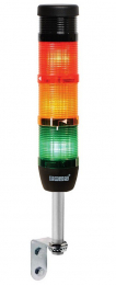 Сигнальная колонна IP40, 50 мм, LED 220V AC, зуммер, цвет красный, желтый, зеленый, IK53L220ZD01 - EMAS 
