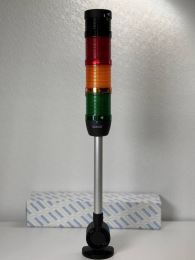 Сигнальная колонна IP40, 50 мм, LED 220V AC, зуммер, цвет красный, желтый, зеленый, IK53L220ZD24 - EMAS 