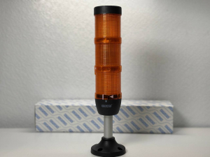 Сигнальная колонна IP65, 50 мм, LED 24V AC/DC, цвет желтый тройной, IK53SSSL024XM03E - EMAS 