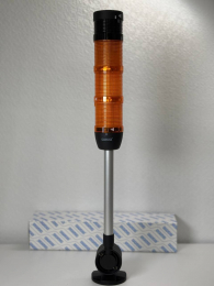 Сигнальная колонна IP40, 50 мм, LED 24V AC/DC, зуммер, цвет желтый тройной, IK53SSSL024ZD24 - EMAS 