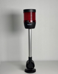 Сигнальная колонна IP65, 70 мм, LED FLASH 24V AC/DC, цвет красный, IK71F024XD24E - EMAS 