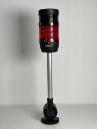 Сигнальная колонна IP40, 70 мм, LED FLASH 24V AC/DC, цвет красный, IK71F220ZD24 - EMAS 