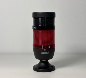 Сигнальная колонна IP40, 70 мм, LED FLASH 220V AC, зуммер, цвет красный, IK71F220ZM02 - EMAS 