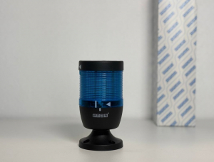 Сигнальная колонна IP65, 70 мм, LED FLASH 24V AC/DC, цвет синий, IK71MF024XM02E - EMAS 