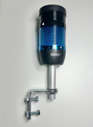 Сигнальная колонна IP40, 70 мм, LED FLASH 24V AC/DC, зуммер, цвет синий, IK71ML024ZD01 - EMAS 