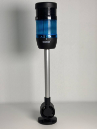 Сигнальная колонна IP40, 70 мм, LED 220V AC, цвет синий, IK71ML220ZD24 - EMAS 