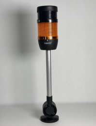 Сигнальная колонна IP40, 70 мм, LED 24V AC/DC, цвет желтый, IK71SL024ZD24 - EMAS 
