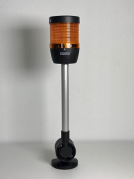 Сигнальная колонна IP65, 70 мм, LED 220V AC, цвет желтый, IK71SL220XD24E - EMAS 