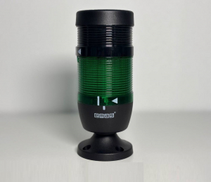 Сигнальная колонна IP40, 70 мм, LED 220V AC, зуммер, цвет зеленый, IK71YL220ZM02 - EMAS 