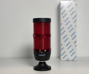 Сигнальная колонна IP65, 70 мм, LED FLASH 24V AC/DC, цвет красный двойной, IK72KKF024XM02E - EMAS 