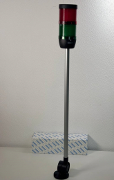 Сигнальная колонна IP65, 70 мм, LED 24V AC/DC, цвет красный, зеленый, IK72L024XD25E - EMAS 