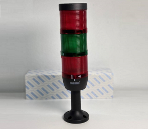 Сигнальная колонна IP65, 70 мм, LED 24V AC/DC, цвет красный, зеленый, красный, IK73KYKL024XM01E - EMAS 