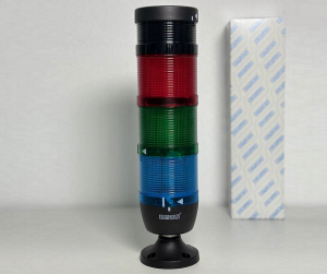 Сигнальная колонна IP40, 70 мм, LED FLASH 24V AC/DC, зуммер, цвет крас., зел., син., IK73KYMF024ZM02 - EMAS 