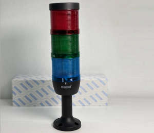 Сигнальная колонна IP65, 70 мм, LED 220V AC, цвет красный, зеленый, синий, IK73KYML220XM01E - EMAS 