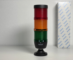 Сигнальная колонна IP65, 70 мм, LED 220V AC, цвет красный, желтый, зеленый, IK73L220XM02E - EMAS 