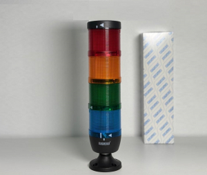 Сигнальная колонна IP65, 70 мм, LED FLASH 24V AC/DC, цвет красный,желтый,зеленый,синий,IK74F024XM02E - EMAS 