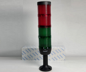 Сигнальная колонна IP65, 70 мм, LED FLASH 24V AC/DC, цвет крас. двой, зелен. двой, IK74KKYYL024XM01E - EMAS 