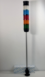 Сигнальная колонна IP40,70 мм, LED FLASH 220V AC, зум,цвет бел,син, крас,жел, зел,IK75BMKSYF220ZD25 - EMAS 