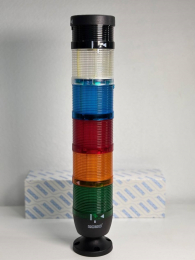 Сигнальная колонна IP40, 70 мм, LED 220V AC, зум, цвет бел, син, крас, жел, зел, IK75BMKSYL220ZM02 - EMAS 