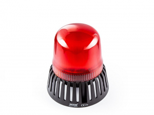 Сигнальная колонна, цвет красный, маячкового типа, 12-24V AC/DC, с зуммером, IT120R024Z - EMAS 