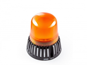 Сигнальная колонна, цвет желтый, маячкового типа, 12-24V AC/DC, с зуммером, IT120Y024Z - EMAS 