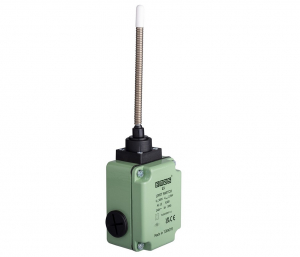 Выключатель концевой быстрого переключения многонаправленный с пластмассовой консолью, стальной пружиной, пластиковый наконечник (2НЗ), L1K12SOP102 - EMAS 