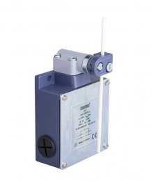 Выключатель концевой быстрого переключения угловой многонаправленный с металлической консолью, пластиковым регулируемым рычагом (2*(1НО+1НЗ)), L54K16REF121 - EMAS 