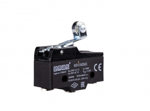 Мини выключатель с рычагом и роликом Ф10мм (1CO), MN1MIM1 - EMAS 