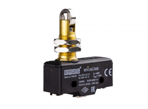 Мини выключатель с плунжером и роликом Ф12мм (1CO), MN1MUM8 - EMAS 