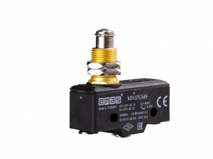 Мини выключатель с плунжером (1CO), MN1PUM9 - EMAS 