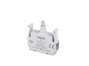 Блок подсветки с синим светодиодом 12-30V AC/DC, B7 - EMAS 