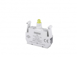 Блок подсветки с желтым светодиодом 12-30V AC/DC, B8 - EMAS 