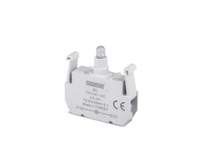 Блок подсветки с белым светодиодом 110V AC/DC, BC - EMAS 