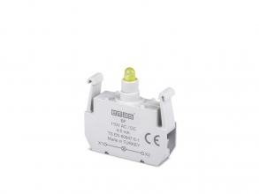 Блок подсветки с желтым светодиодом 110V AC/DC, BF - EMAS 