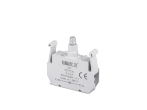 Блок подсветки с красным светодиодом 220V DC, BO - EMAS 