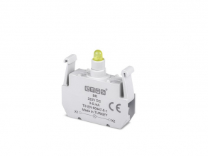 Блок подсветки с желтым светодиодом 220V DC, BR - EMAS 