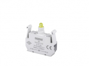 Блок подсветки с желтым светодиодом 100-230V AC, BS - EMAS 