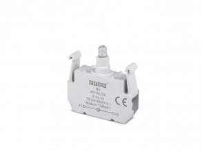 Блок подсветки с желтым светодиодом 48V AC/DC, BX - EMAS 