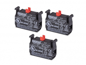 Комплект из 3-x блок-контактов, 3*C2 - EMAS 