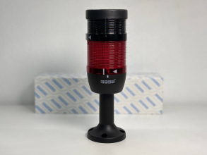 Сигнальная колонна IP40, 70 мм, LED 220V AC, зуммер, цвет красный, IK71L220ZM01 - EMAS 