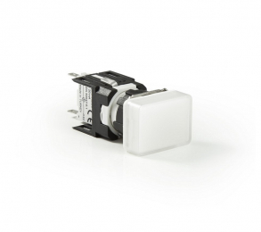 Светосигнальная арматура белая 12-24V AC/DC, D050DXB - EMAS 