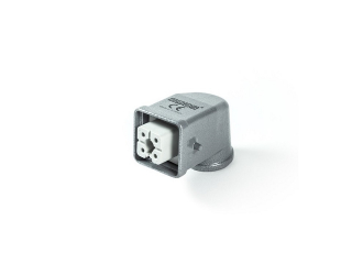 Розетка 4 полюса, боковой кабельный ввод EBM04PU10 - EMAS 