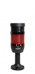 Сигнальная колонна 70 мм, LED 24V AC/DC, зуммер, IP40, IK71L024ZM01 - EMAS 