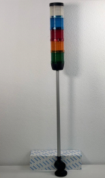 Сигнальная колонна IP65, 70 мм, LED 220V AC, цвет бел, син, крас, жел, зел, IK75BMKSYL220XD25E - EMAS 