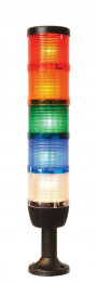 Сигнальная колонна IP40, 70 мм, LED 220V AC, цвет красн, желт, зелен, синий, белый, IK75L220XM01 - EMAS 