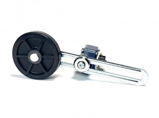 Консоль с резиновым роликом Ф50мм на длинным регулируемом рычаге, LD51MEL123 - EMAS 