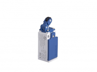 Выключатель концевой быстрого переключения угловой 1-но направленный с пластмассовой консолью и пластмассовым роликом Ф14мм (1НО+1НЗ), L5K13MIP311 - EMAS 